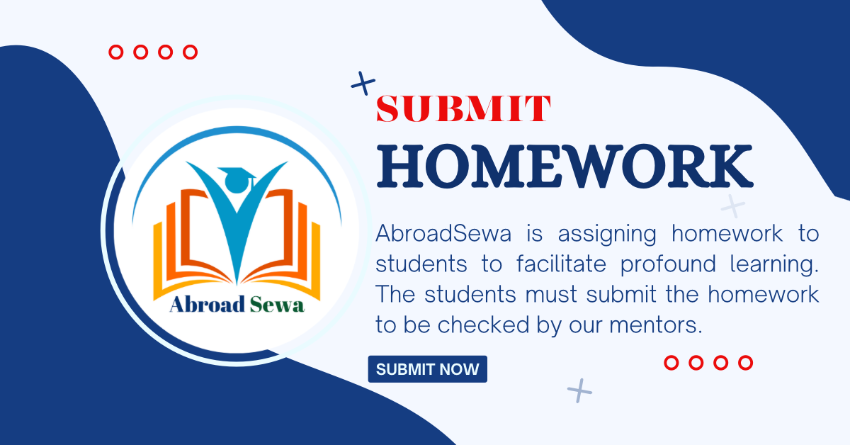 Homework Submit - Abroad Sewa